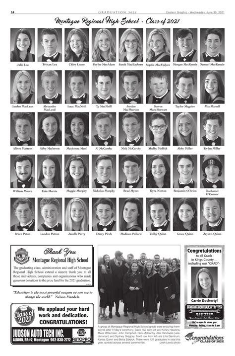 Eastern PEI Graduates of 2021 - page 5 | | peicanada.com