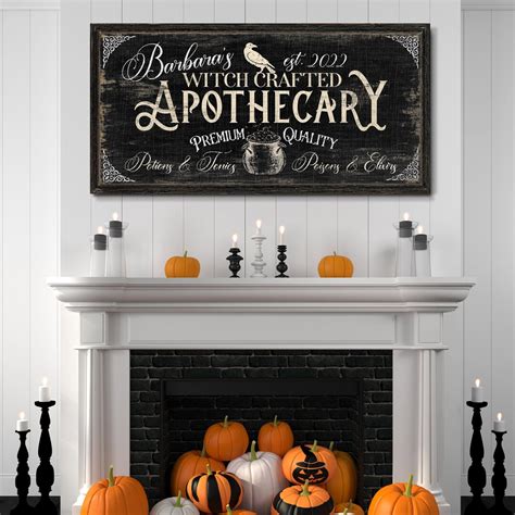 Personalized Apothecary Sign Witch Crafted Witchy Decor - Etsy