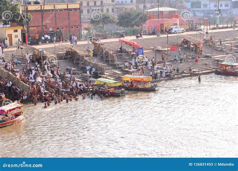 Rio de Saryu em Ayodhya foto de stock editorial. Imagem de aéreo ...