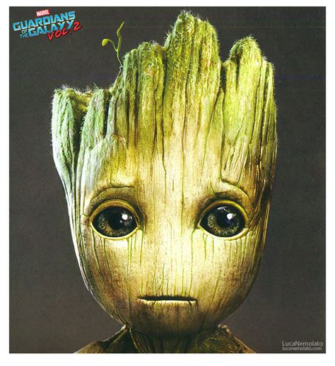 Guardians Of The Galaxy 2: Cute Baby Groot Concept Art