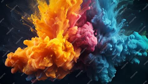 Premium Photo | Happy holi festivals paint splash