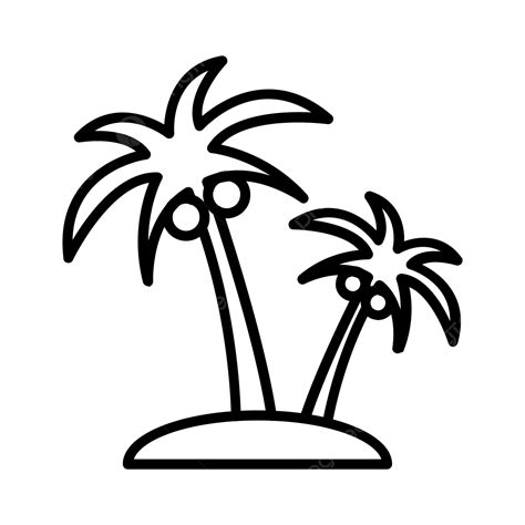 Coconut Tree Drawing