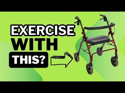 Top Three Exercises With A Walker - YouTube