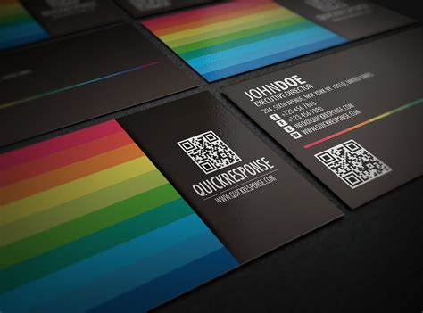 Qr Code Business Card Templates, After Generating A Vcard Qr Code For ...