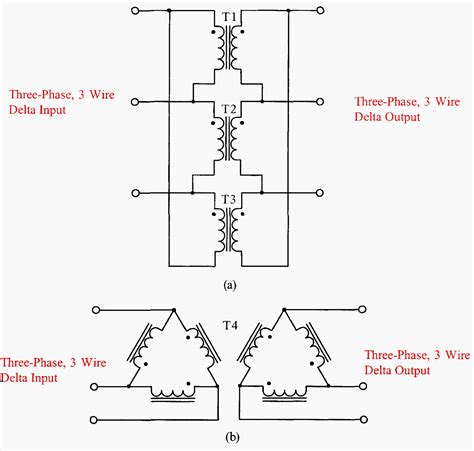 Three Phase Transformer Diagram