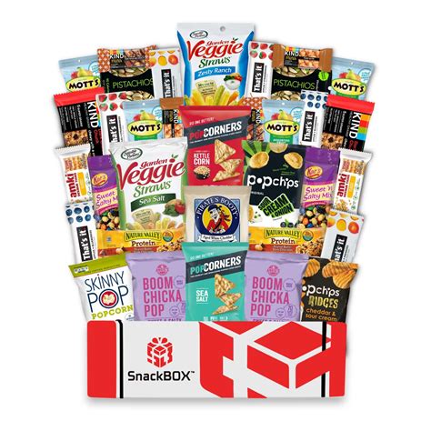 Buy SnackBOX Gluten Free y Snacks BOX Care Package Variety Pack (34 ...