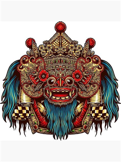 barong bali vector png