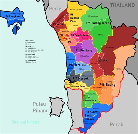 Map of Kedah State – Visit Selangor