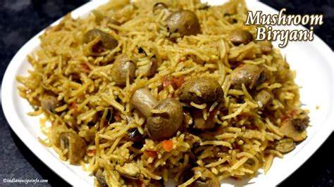 Mushroom Biryani Recipe, Puttagodugula Biryani, Easy Mushroom Biryani