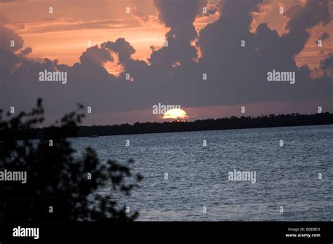 Overseas Highway Sunset in the Florida Keys Stock Photo - Alamy