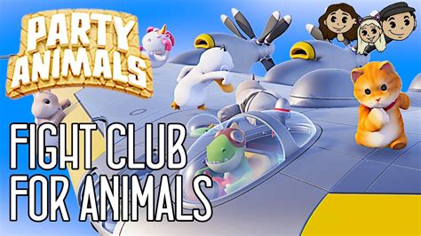 Party Animals Gameplay #1 : FIGHT CLUB FOR ANIMALS | 3 Player - YouTube