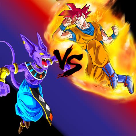 Wallpaper DBS-Fight Goku vs Beerus by MajinArtBook on DeviantArt