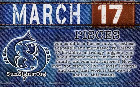 March 17 Zodiac Horoscope Birthday Personality - SunSigns.Org