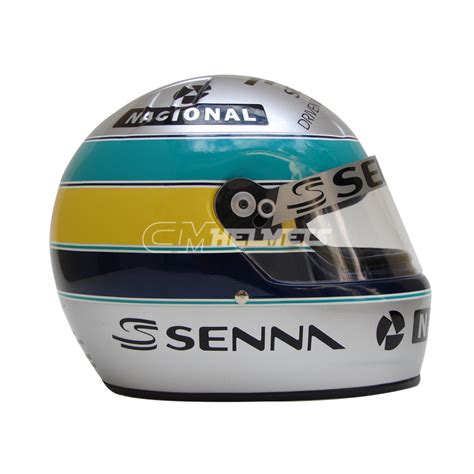 AYRTON SENNA 1994 PLATINUM EDITION COMMEMORATIVE F1 HELMET - CM Helmets