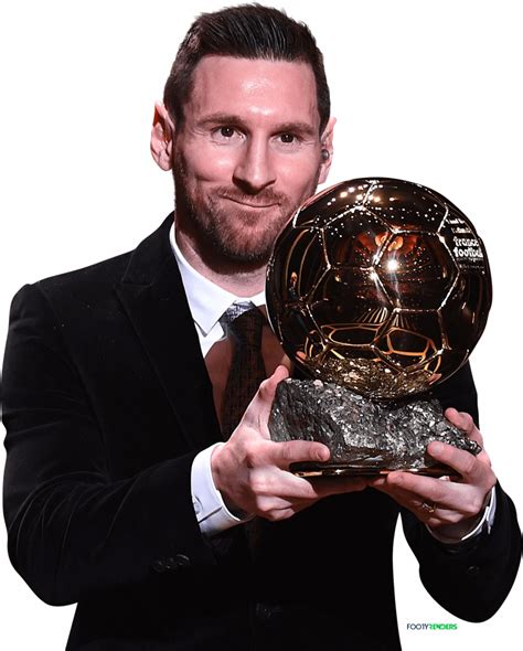 Lionel Messi Ballon d’Or 2019 football render - 62491 - FootyRenders