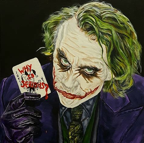 Heath Ledger the Joker Greeting Card for Sale by David Peninger