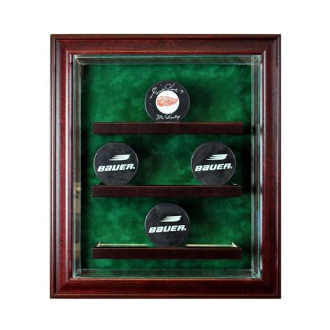 9 Hockey Puck Cabinet Style Display Case | Sports memorabilia display ...