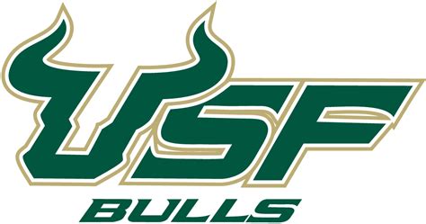 USF Bulls Wordmark Logo (2003-2009) | South florida bulls, University ...