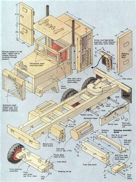 Free Wood Toy Truck Plans - Image to u