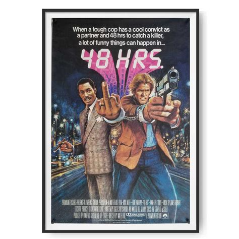 48 Hours (1982) Original US One Sheet Poster - Cinema Poster Gallery