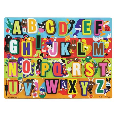 Melissa & Doug Jumbo ABC Chunky Puzzle | Abc puzzle, Puzzles for kids, Abc