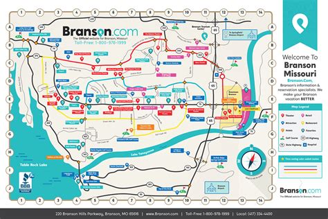 Map of Branson, MO | Directions, Relief Routes & Guide | Branson.com