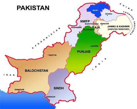 Pakistan Map | A map of Pakistan, showing its provincial div… | Ilyas ...