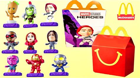 Mcdonalds Happy Meal Toys MARVEL STUDIO HEROES - YouTube