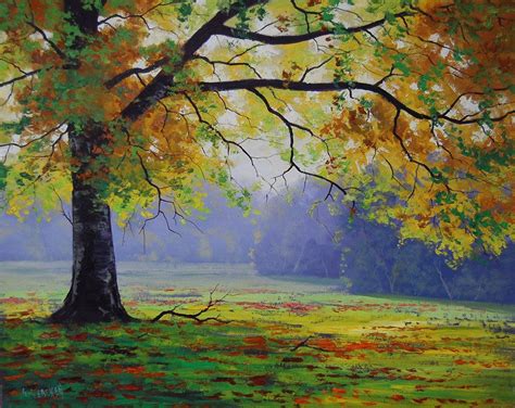 Solitary Tree | Easy landscape paintings, Landscape paintings, Tree art