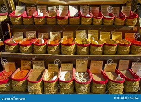 Spices Store stock image. Image of exotic, culture, marketing - 23956333