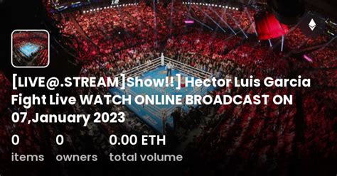 [LIVE@.STREAM]Show!!] Hector Luis Garcia Fight Live WATCH ONLINE ...