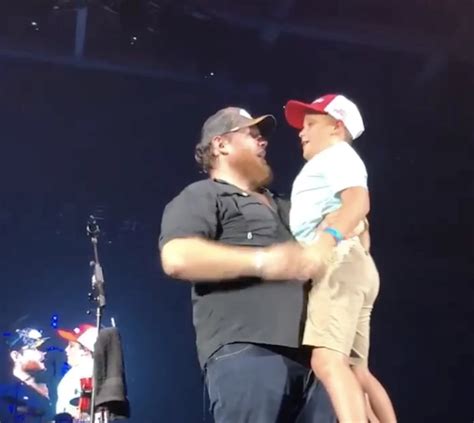 Luke Combs Serenades St. Jude's Kid on Stage, Brings Him to Tears