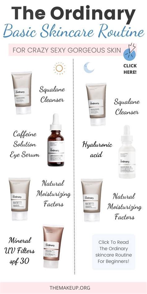 The Ordinary Skincare Routine For all Skin Types | The ordinary ...