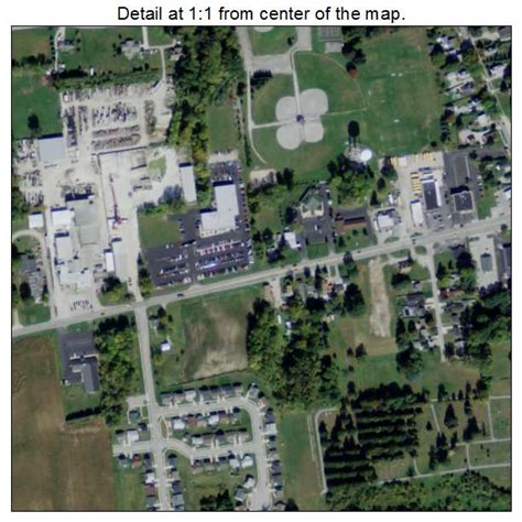 Aerial Photography Map of Swanton, OH Ohio