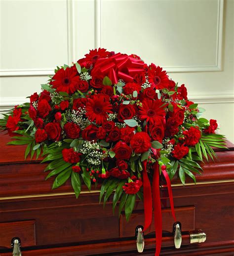 Funeral Casket Spray Flowers / Majestic Grace Funeral Flower Spray ...