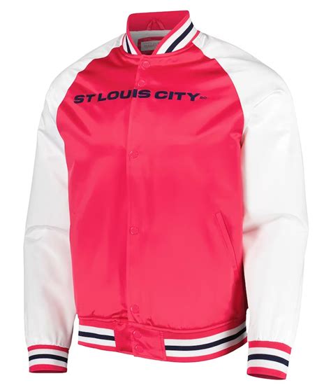 Pink/White St. Louis City SC Jacket - Jackets Expert