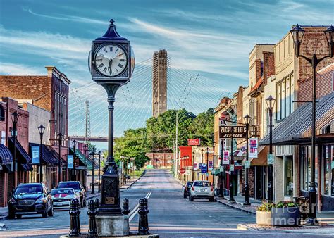 Clock In Downtown Cape Girardeau Photograph by Jennifer White - Pixels