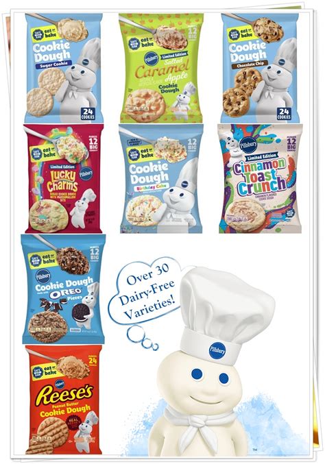 Pillsbury Cookie Dough Dairy-Free Varieties (Reviews & Info)