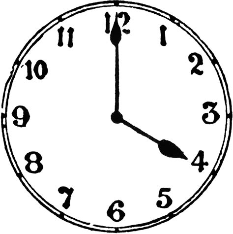 Clock Line Drawing - ClipArt Best