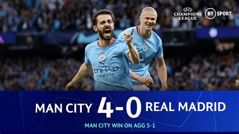 Man City Vs Real Madrid (4-0) | A Complete Footballing Masterclass ...