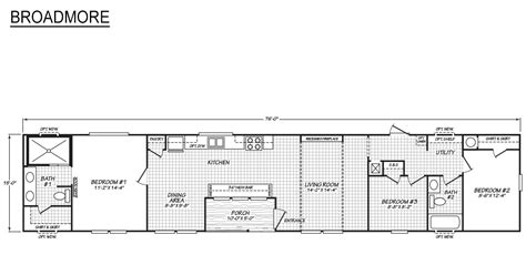 1985 Mobile Home Floor Plans - floorplans.click