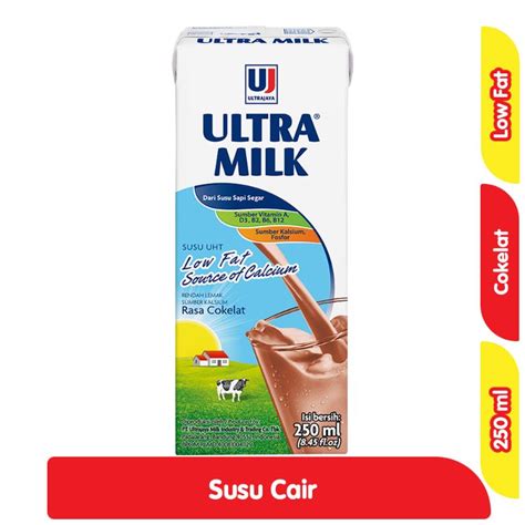 Jual Ultra Milk Susu Uht Low Fat Cokelat 250 Ml Di Seller Alfamart ...