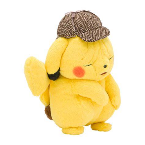 Pokemon Center Wrinkled Face Detective Pikachu Plush | NintendoSoup