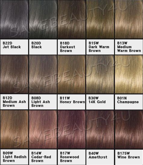 Clairol Professional Hair Color Chart - New Product Assessments, Offers ...