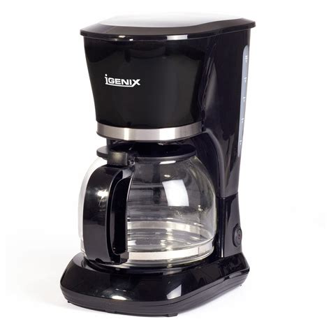 Igenix IG8126 10-Cup Filter Coffee Maker, 800 W - Black: Amazon.co.uk ...