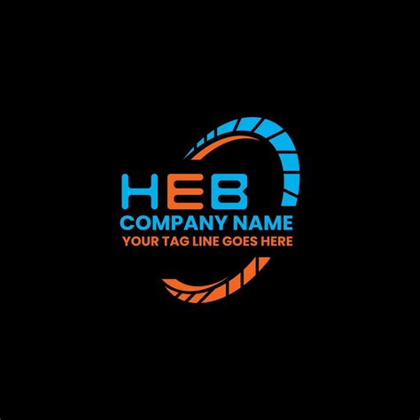 HEB letter logo creative design with vector graphic, HEB simple and ...