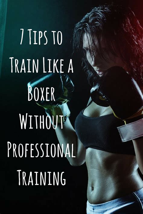 7 Tips to Train Like a Boxer Without Professional Training | Boxer ...