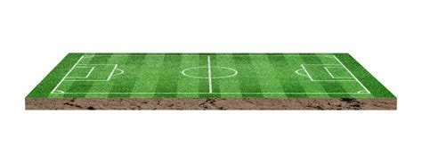 Green grass soccer or football field isolated 10870340 PNG