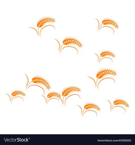 Wheat logo Royalty Free Vector Image - VectorStock