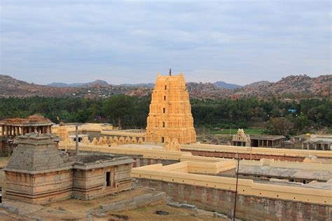 Virupaksha Temple Architecture - Group of Monuments at Hampi Karnataka